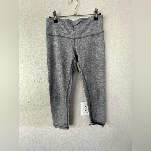 Lululemon Wunder Under Crop GREY SIZE 6 797 - Picture 6 of 6